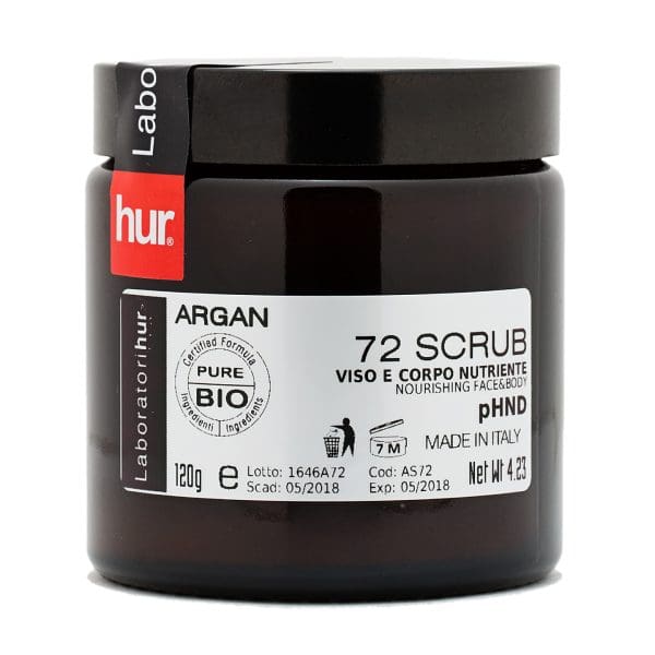 Argan 72 Scrub corp si față